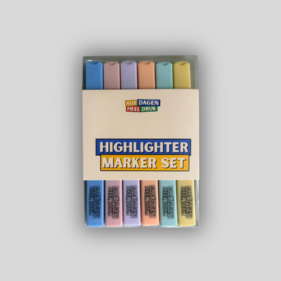 Highlighter Marker Set (6 Kleuren)